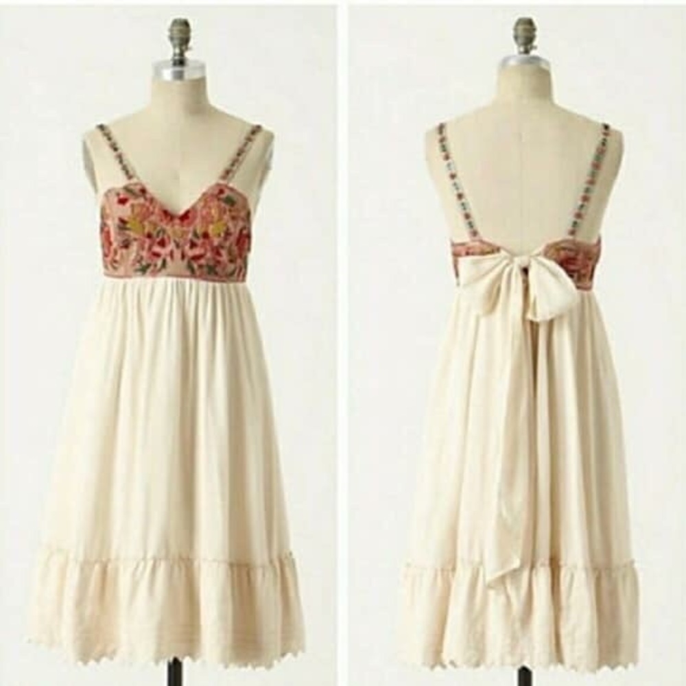 Norrbotten Embroidered Dress by Zehavale